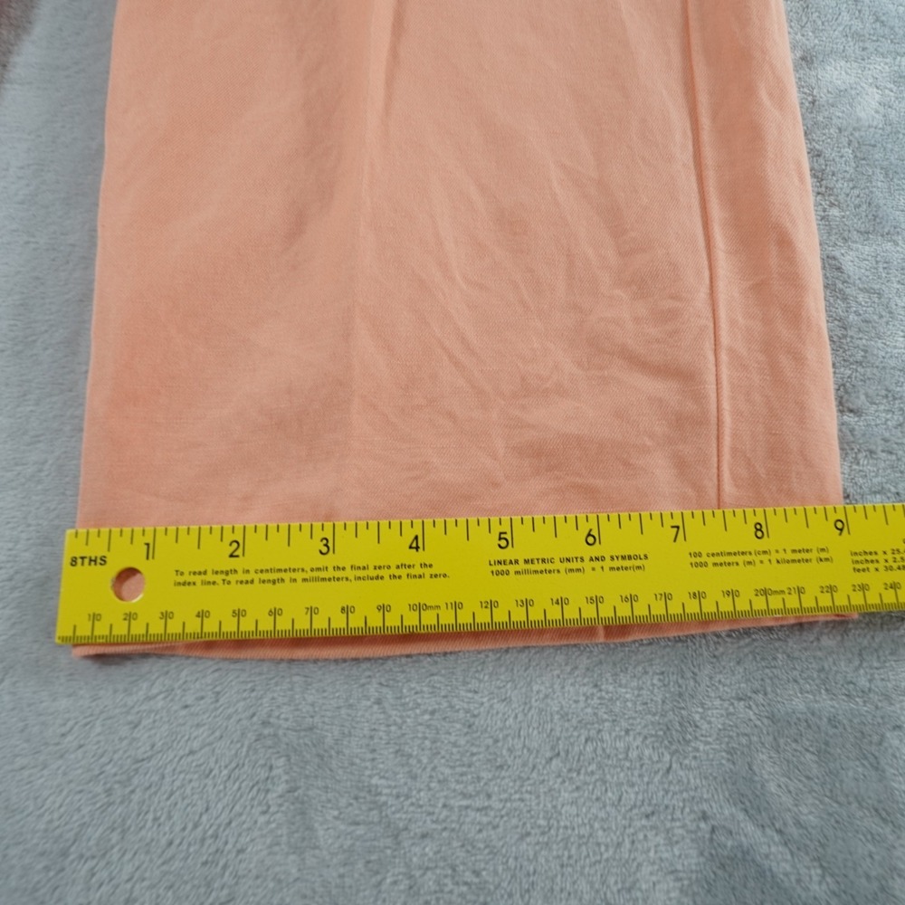 Brooks Brothers Baird McNutt Linen Pants Men 40 Clark Melon Orange Resort Preppy - Picture 9 of 13
